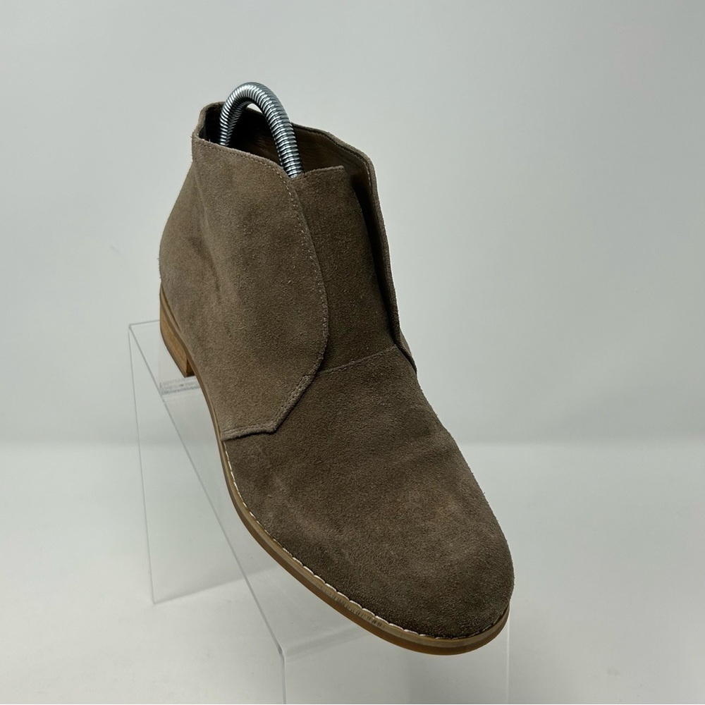 Blondo Verona Tan Suede Waterproof Leather Slip On Ankle Boots Size 7 - Picture 2 of 13